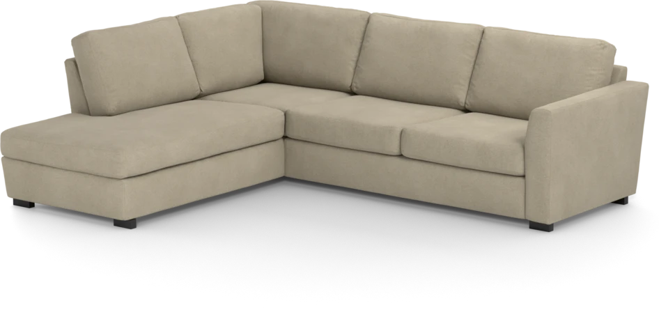 Friday - 2,5-sits soffa med divan vänster - Beige