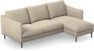 Madison - 2-sits soffa med schäslong höger - Beige