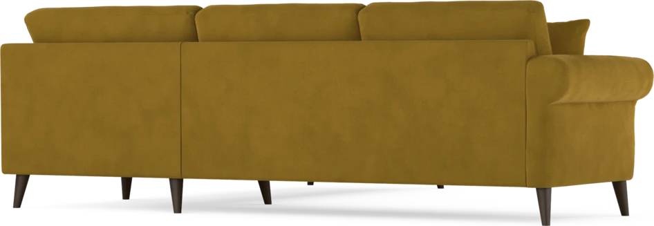 Eden - Hörnsoffa, 2,5+2,5-sits - Gul