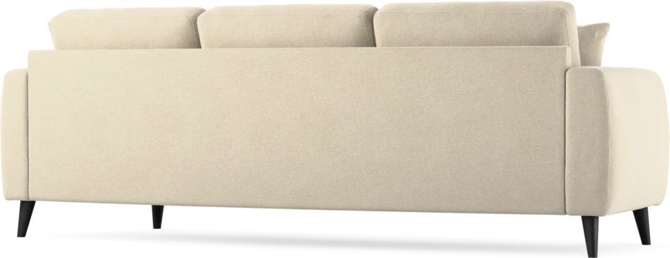 Eden - 3-sits soffa svängd - Beige