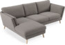Madison Lux - 2-sits soffa med schäslong vänster - Beige