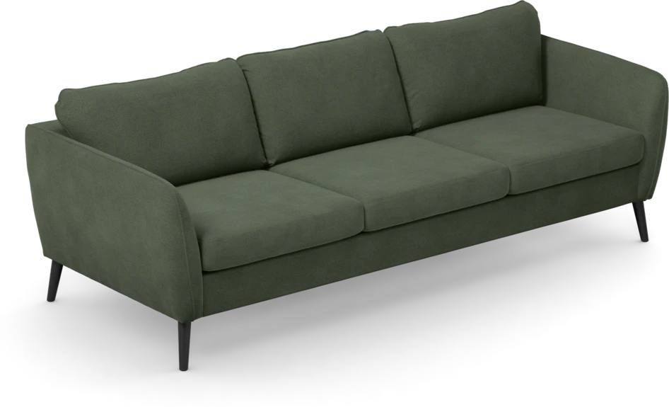 County - 3-sits soffa - Grön