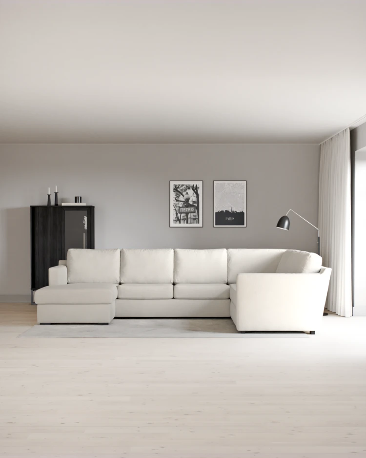 Friday - Hörnsoffa, 3+2-sits med schäslong vänster - inspiration