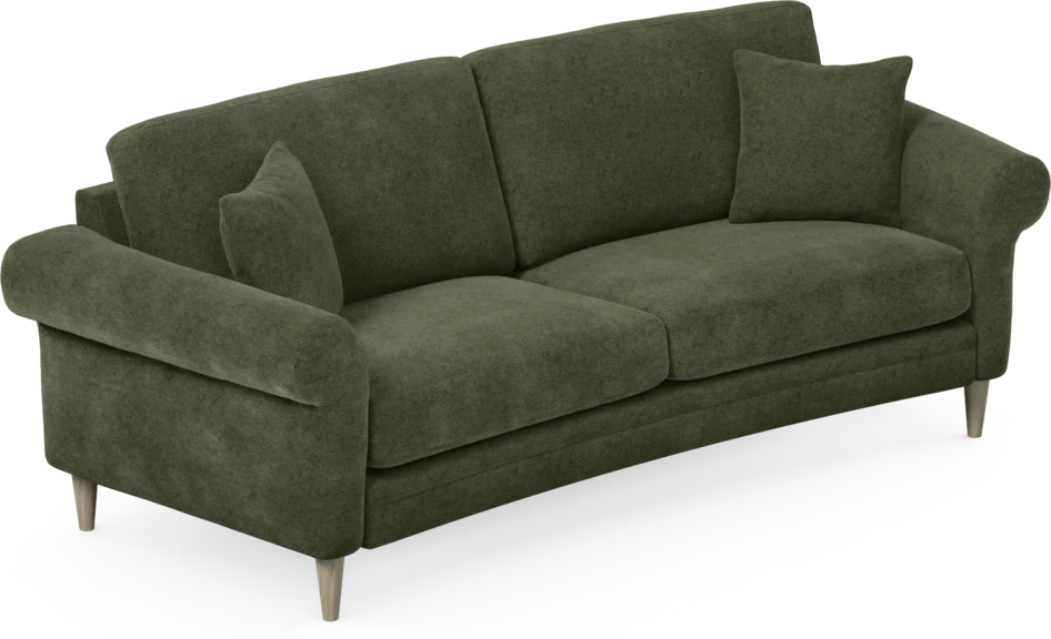 Eden - 2,5-sits soffa svängd - Grön