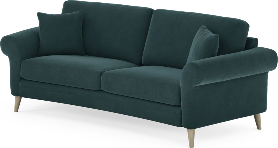 Eden - 2,5-sits soffa svängd - Blå