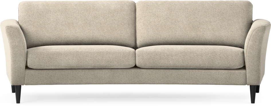Bridge - 3-sits soffa svängd - Beige