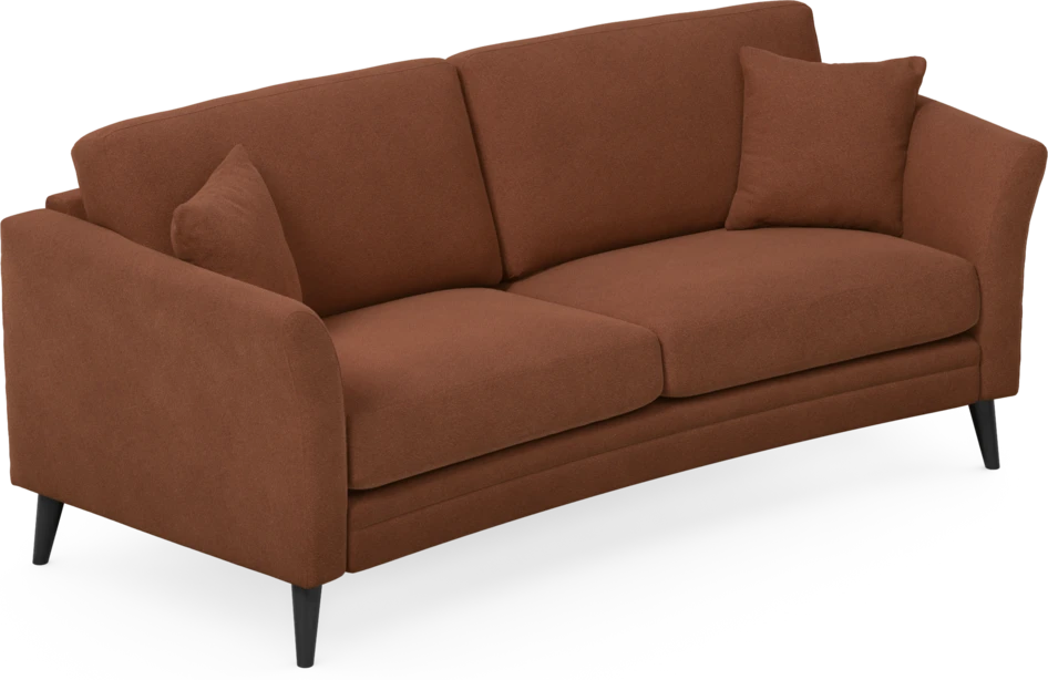 Eden - 2,5-sits soffa svängd - Orange
