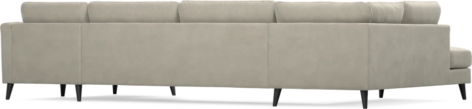 Bridge - 3-sits soffa med divan vänster och schäslong höger - Brun
