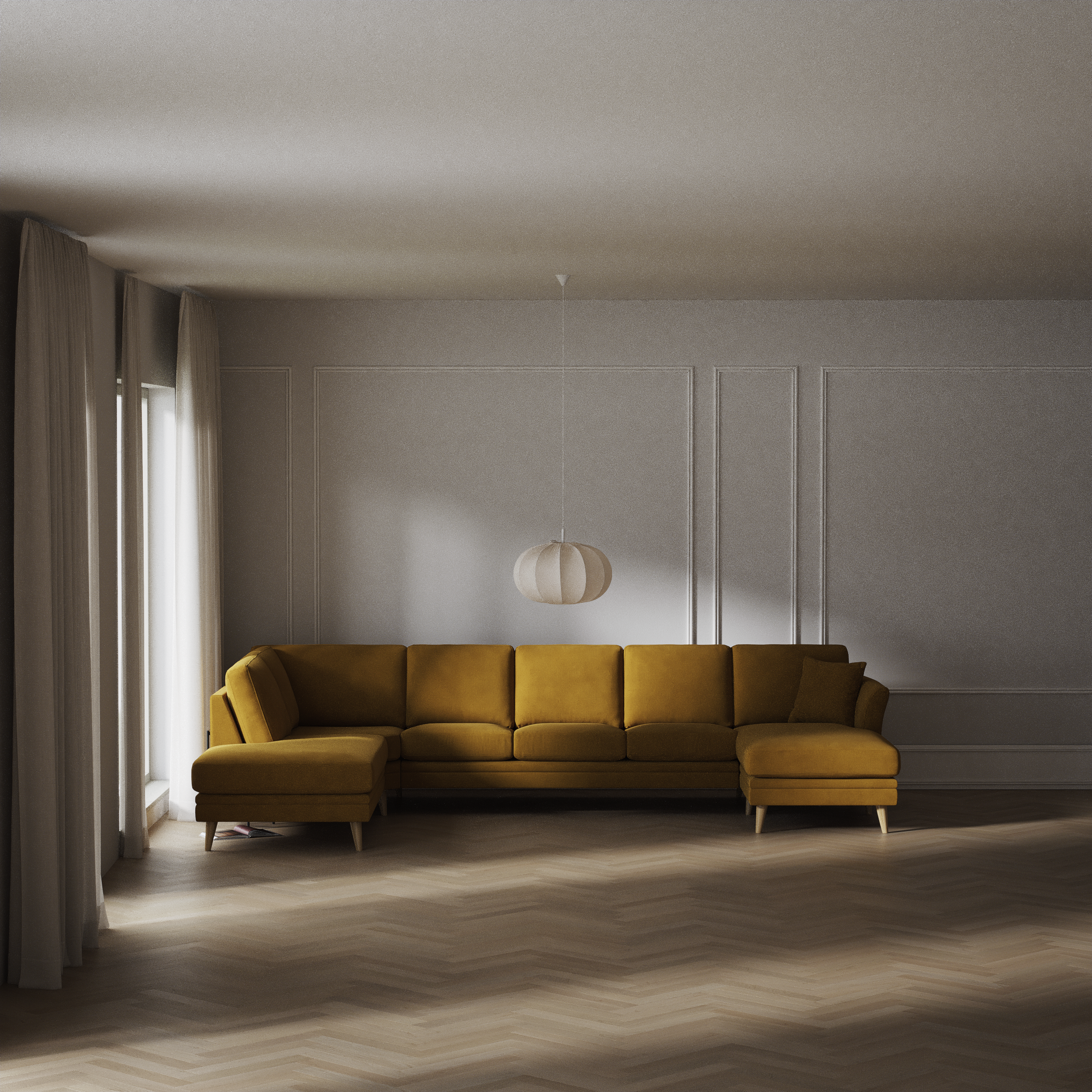 Eden - 3-sits soffa med divan vänster och schäslong höger - inspiration