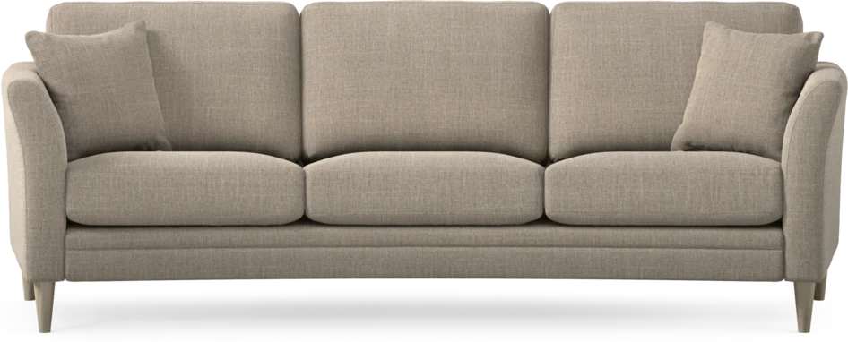 Eden - 3-sits soffa svängd - Beige