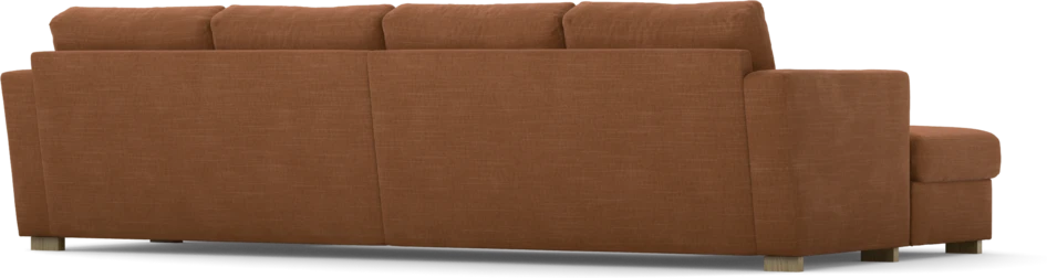 Friday - 2-sits soffa med två schäslonger - Orange