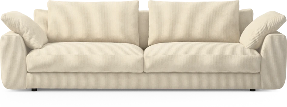 Amie - 4-sits soffa - Vit