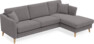 Eden - 2,5-sits soffa med schäslong - Grå
