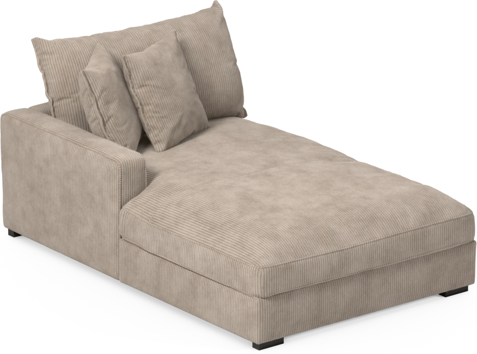 Rossi - Schäslong höger - Beige