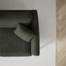 Eden - 2-sits soffa med divan - Grön