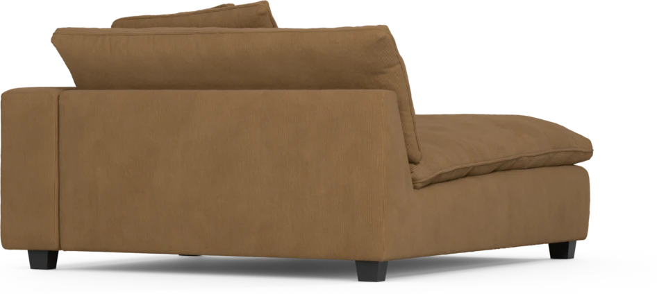 Bellora - Schäslong XL med armstöd höger - Gul