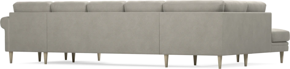 Eden - 3-sits soffa med divan vänster och schäslong höger - Grå