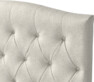 Delux Välvd - Sänggavel, 90-210 cm - Beige