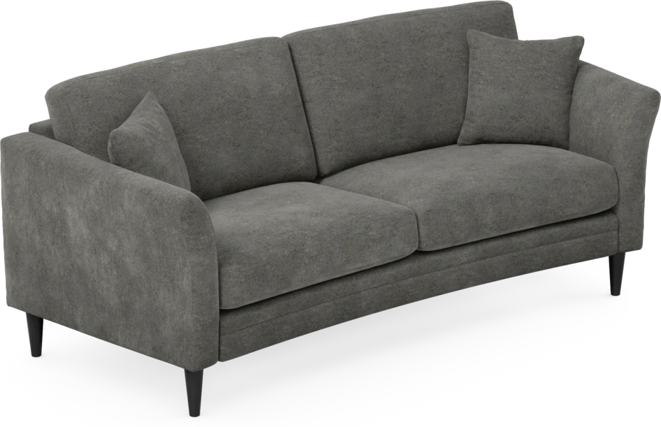 Eden - 2,5-sits soffa svängd - Grå