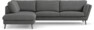 Madison - 3-sits soffa med divan vänster - Grå