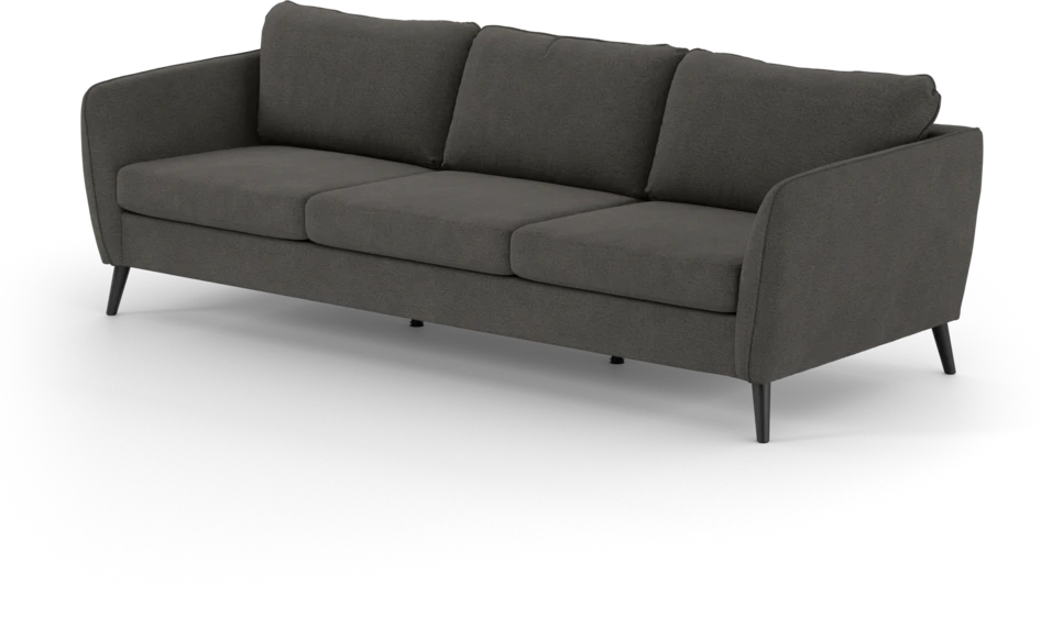 County - 3-sits soffa - Brun