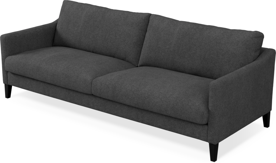 Winston - 4-sits soffa - Svart