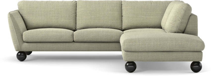 Madison Lux - 2-sits soffa med divan höger - Grön