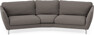 Madison - 3-sits soffa svängd, 90 cm - Brun