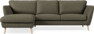 Madison Lux - 2-sits soffa med schäslong vänster - Brun