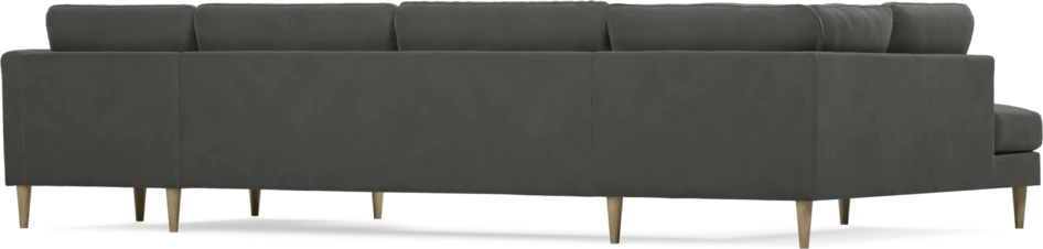 Bridge - 3-sits soffa med divan vänster och schäslong höger - Grå