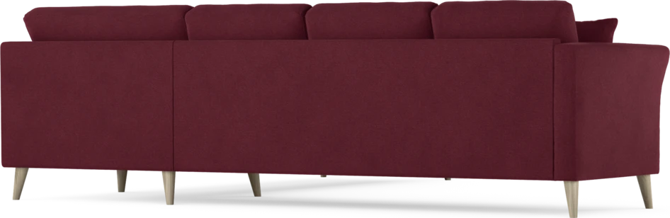 Eden - Hörnsoffa, 3+3-sits - Röd