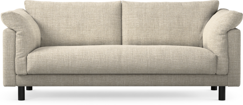 Cherrie - 2,5-sits soffa, hel dyna, fast klädsel - Beige