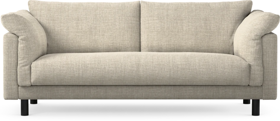 Cherrie - 2,5-sits soffa, hel dyna, fast klädsel - Beige