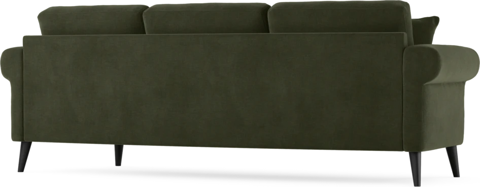 Eden - 3-sits soffa svängd - Grön