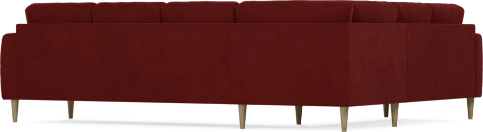 Eden - Hörnsoffa, 2+3-sits - Röd