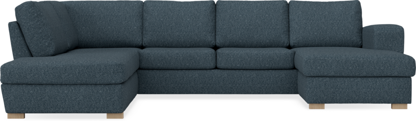 Friday - 3-sits soffa med divan vänster och schäslong höger - Blå