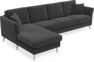 Eden - 3-sits soffa med schäslong - Grå