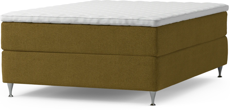 Delux Dream - Kontinentalsäng, enkelsäng 140 cm med bäddmadrass och sängben