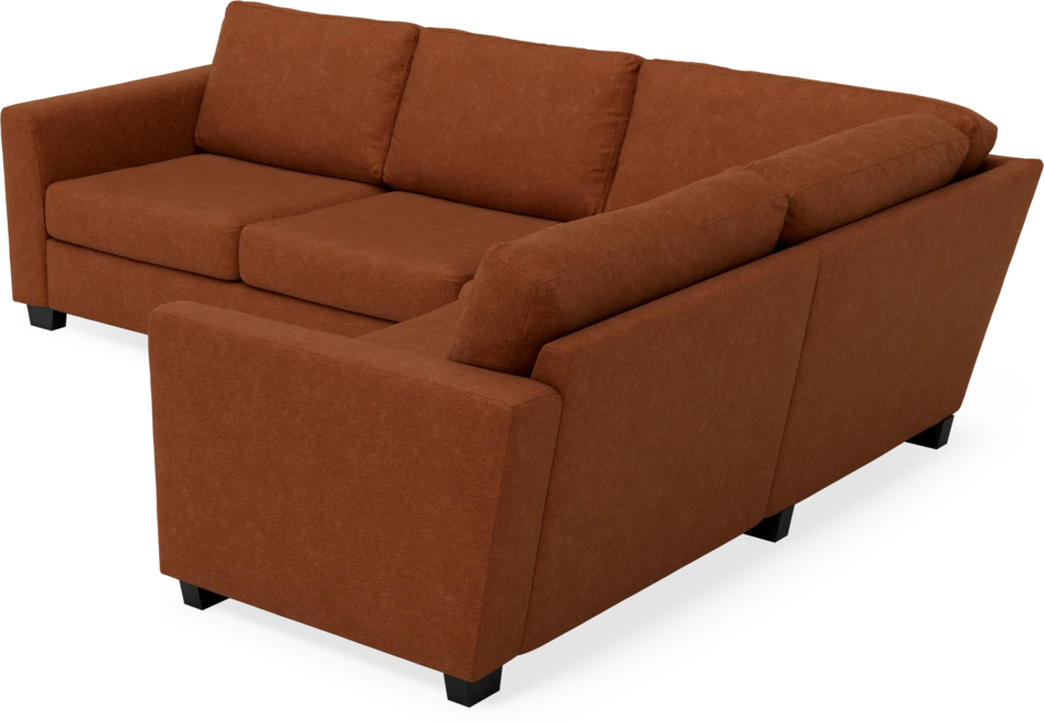 Friday - Hörnsoffa, 2,5+1,5-sits - Orange