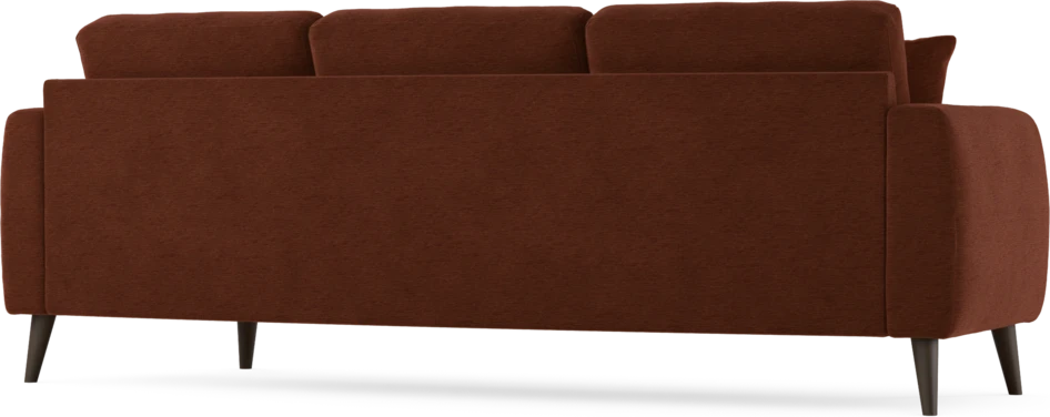 Eden - 3-sits soffa svängd - Orange