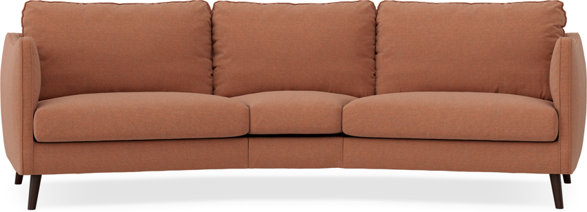 Madison - 3-sits soffa svängd, 90 cm - Orange