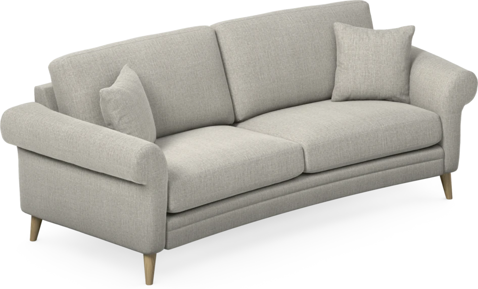 Eden - 2,5-sits soffa svängd - Grå