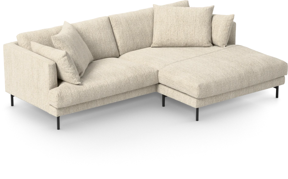 Harper - 4-sits med schäslong XL höger - Beige