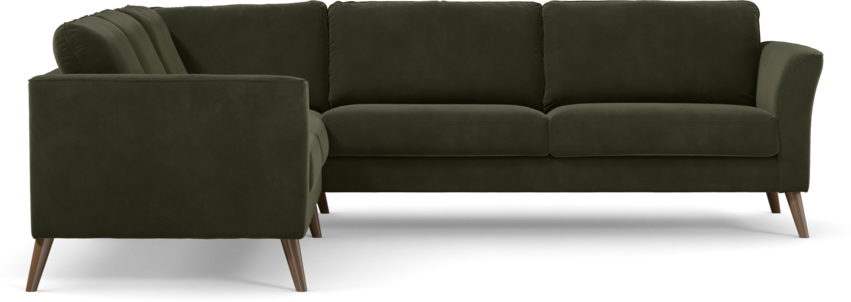 Bridge - Hörnsoffa, 2+3-sits - Grön