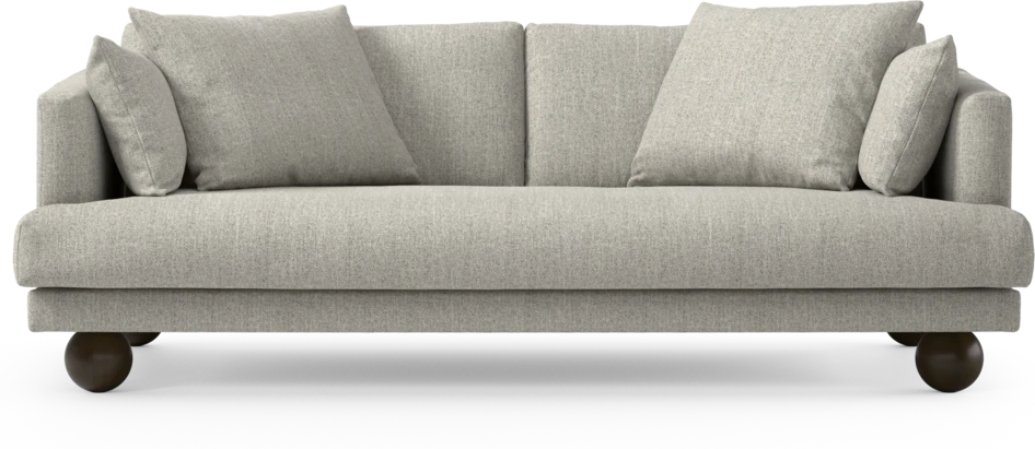 Harper - 3-sits soffa, hel dyna - Vit