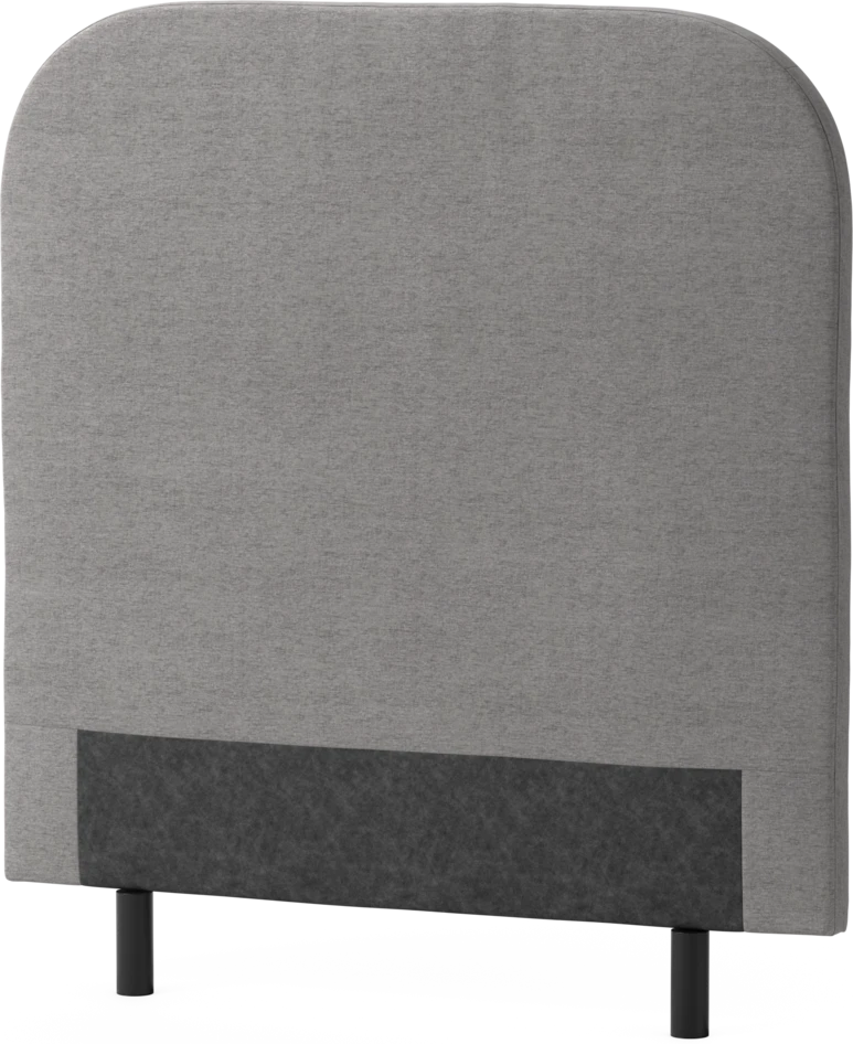 Delux Rundad - Sänggavel, 90-210 cm - Grå