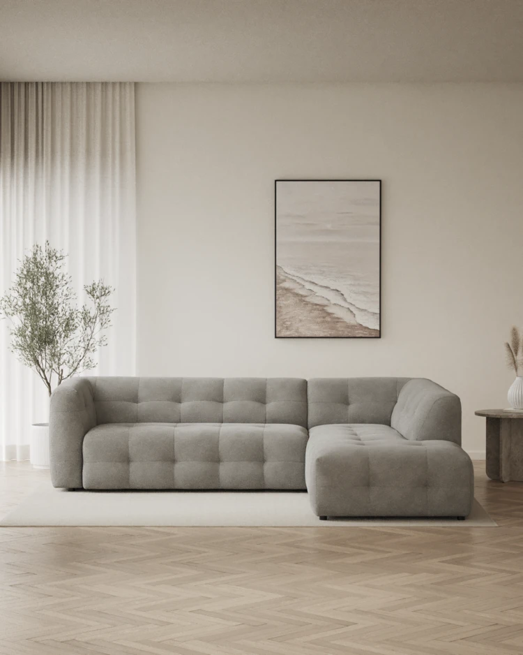 Bella - 3-sits soffa med divan höger - inspiration
