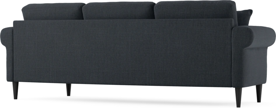 Eden - 3-sits soffa svängd - Blå