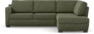 Friday - 2,5-sits soffa med divan höger - Grön
