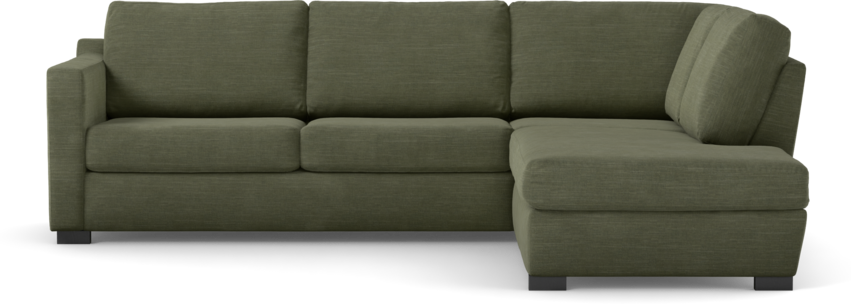 Friday - 2,5-sits soffa med divan höger - Grön